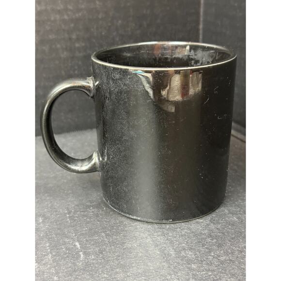 Laurel Burch Rainbow Cats Black Coffee Mug 16 oz VINTAGE - Picture 3 of 9